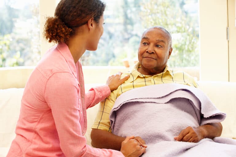 Some tips for senior care and loved ones to help seniors feel warm and comfortable.