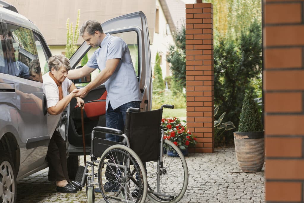 Senior home care can help aging seniors get to their appointments when family is unavailable.